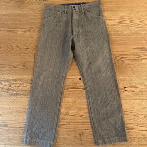 Mister Freedom Gray Canvas Trouser Sugar Cane